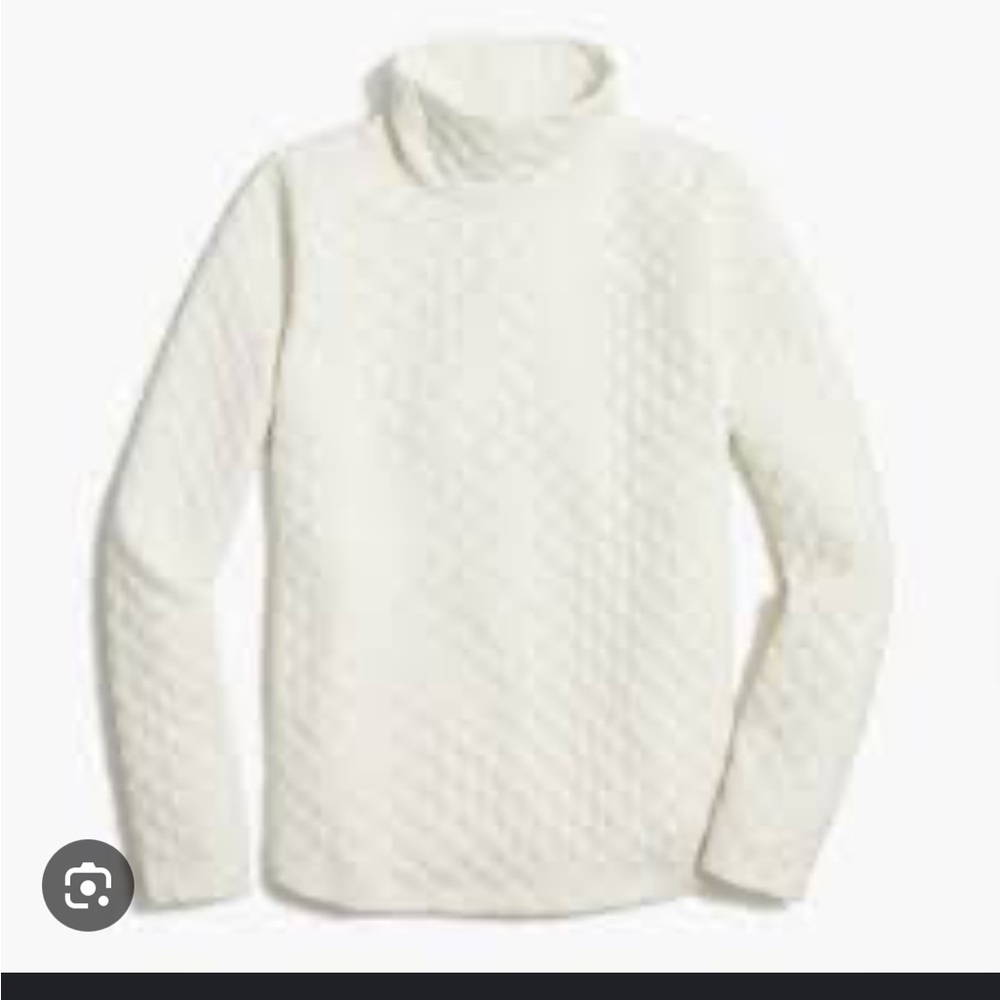 J Crew quilted pullover